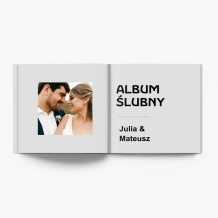 Przygotowania ślubne fotoksiążka, 20x20 cm