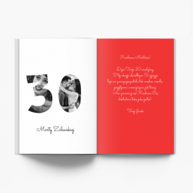 30te urodziny fotoksiążka, 20x30 cm