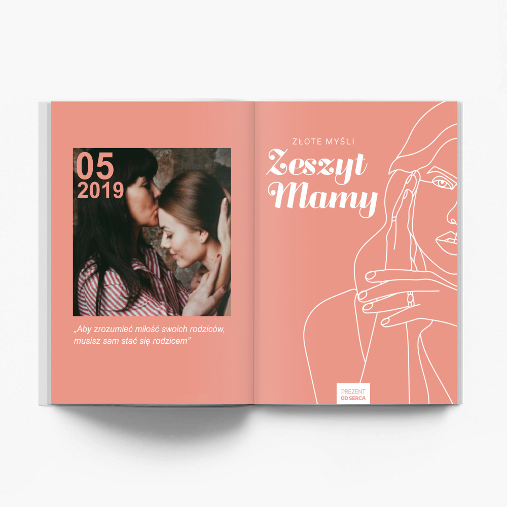 Złote myśli - zeszyt Mamy fotoksiążka, 20x30 cm