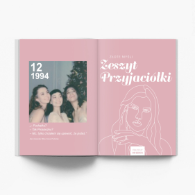 Złote myśli - zeszyt Przyjaciółki fotoksiążka, 20x30 cm