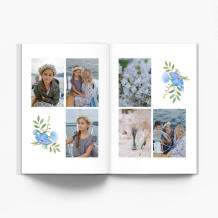 Pierwsza Komunia w kwiatach fotoksiążka, 20x30 cm