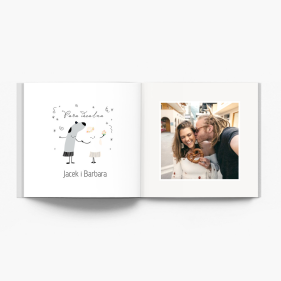 Idealna para  fotoksiążka, 20x20 cm