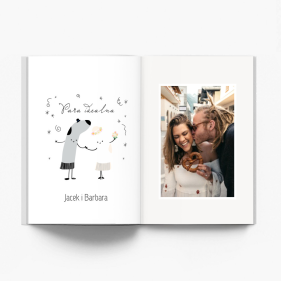 Idealna para  fotoksiążka, 20x30 cm