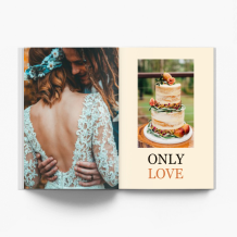 Ślubna fotoksiążka, 20x30 cm