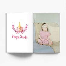 Chrzest Dziewczynki fotoksiążka, 20x30 cm