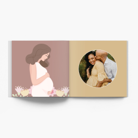 Przyszli rodzice fotoksiążka, 20x20 cm