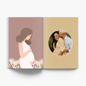 Przyszli rodzice fotoksiążka, 20x30 cm