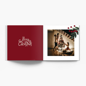 Radosnych świąt fotoksiążka, 20x20 cm