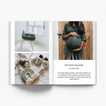 Klasyczna ciążowa fotoksiążka, 20x30 cm