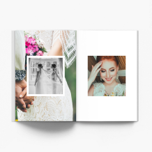 Klasyczna ślubna fotoksiążka, 20x30 cm