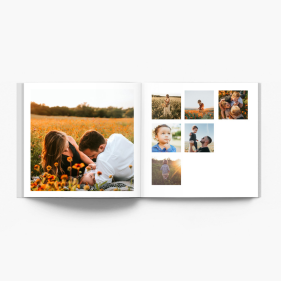 Kolaż wspomnień  fotoksiążka, 20x20 cm