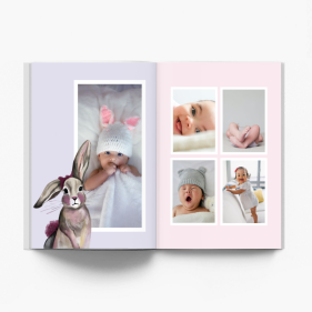 Nasz mały króliczek fotoksiążka, 20x30 cm