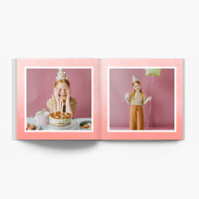 Urodziny najmłodszych fotoksiążka, 20x20 cm