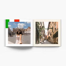 Włochy - Wakacyjna Przygoda fotoksiążka, 25x25 cm