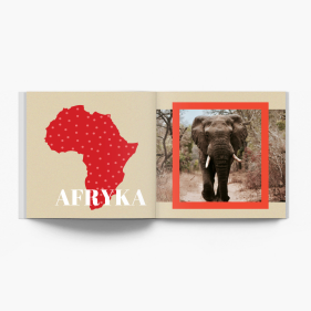 Kolorowa Afryka fotoksiążka, 30x30 cm