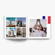 Francja - Wakacyjna Przygoda fotoksiążka, 15x15 cm