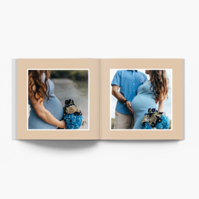 Będę mamą w 2025 fotoksiążka, 20x20 cm