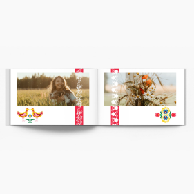 Nowocześnie Tradycyjny fotoksiążka, 30x20 cm