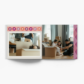 Własne cztery kąty fotoksiążka, 20x20 cm