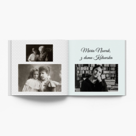 Klasyczny album rodzinny fotoksiążka, 20x20 cm