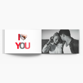 Walentynkowa fotoksiążka, 30x20 cm