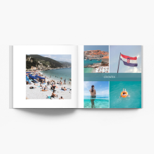 Chorwackie wakacje instabook, mini fotoksiążka, 15x15 cm
