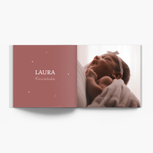 Pierwszy rok dziecka instabook, mini fotoksiążka, 15x15 cm