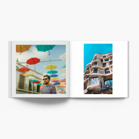 Wakacje w Hiszpanii instabook, mini fotoksiążka, 15x15 cm