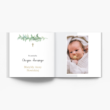 Chrzest instabook, mini fotoksiążka, 15x15 cm