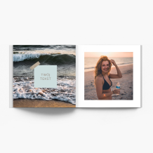 Wakacje nad morzem instabook, mini fotoksiążka, 15x15 cm