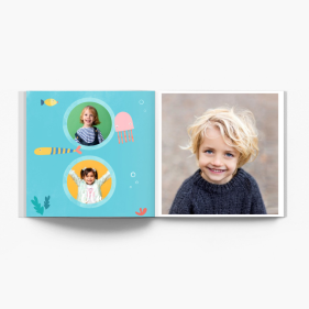 Morskie przedszkole fotoksiążka, 20x20 cm