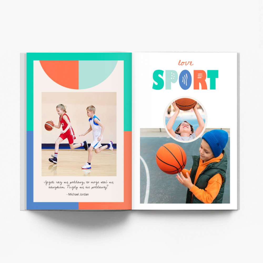Love sport fotoksiążka, 20x30 cm