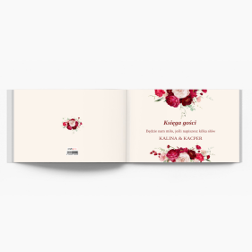Kolekcja Kwiatowa - Księga gości fotoksiążka, 30x20 cm