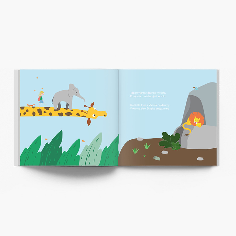 Leśne przygody (wersja-dla-dziewczynki) bez zdjęć fotoksiążka, 20x20 cm