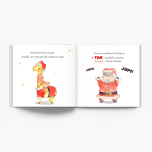 Świąteczna przygoda (wersja-dla- chłopca) bez zdjęć fotoksiążka, 20x20 cm