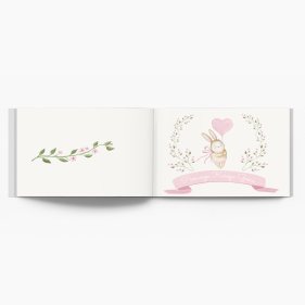 Kolekcja Króliczek - księga życzeń gości fotoksiążka, 30x20 cm