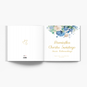 Kolekcja Niebieskie Kwiaty - instabook instabook, mini fotoksiążka, 15x15 cm