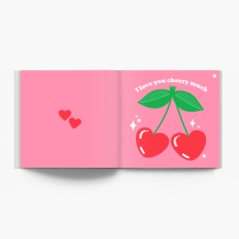 Kolekcja I love you cherry much - instabook instabook, mini fotoksiążka, 15x15 cm