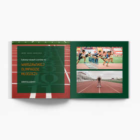 Rozgrywki sportowe fotoksiążka, 20x20 cm