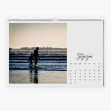 Kalendarz ścienny, Minimalistyczny, 30x20-A4 cm