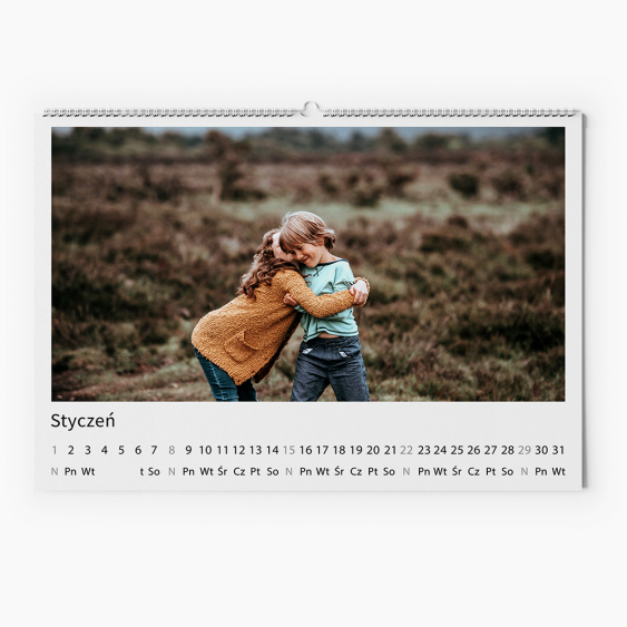 Kalendarz ścienny, Wspólne chwile, 40x30-A3 cm