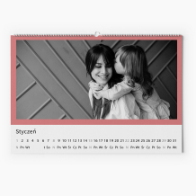 Kalendarz ścienny, Dekoracyjny, 30x20-A4 cm