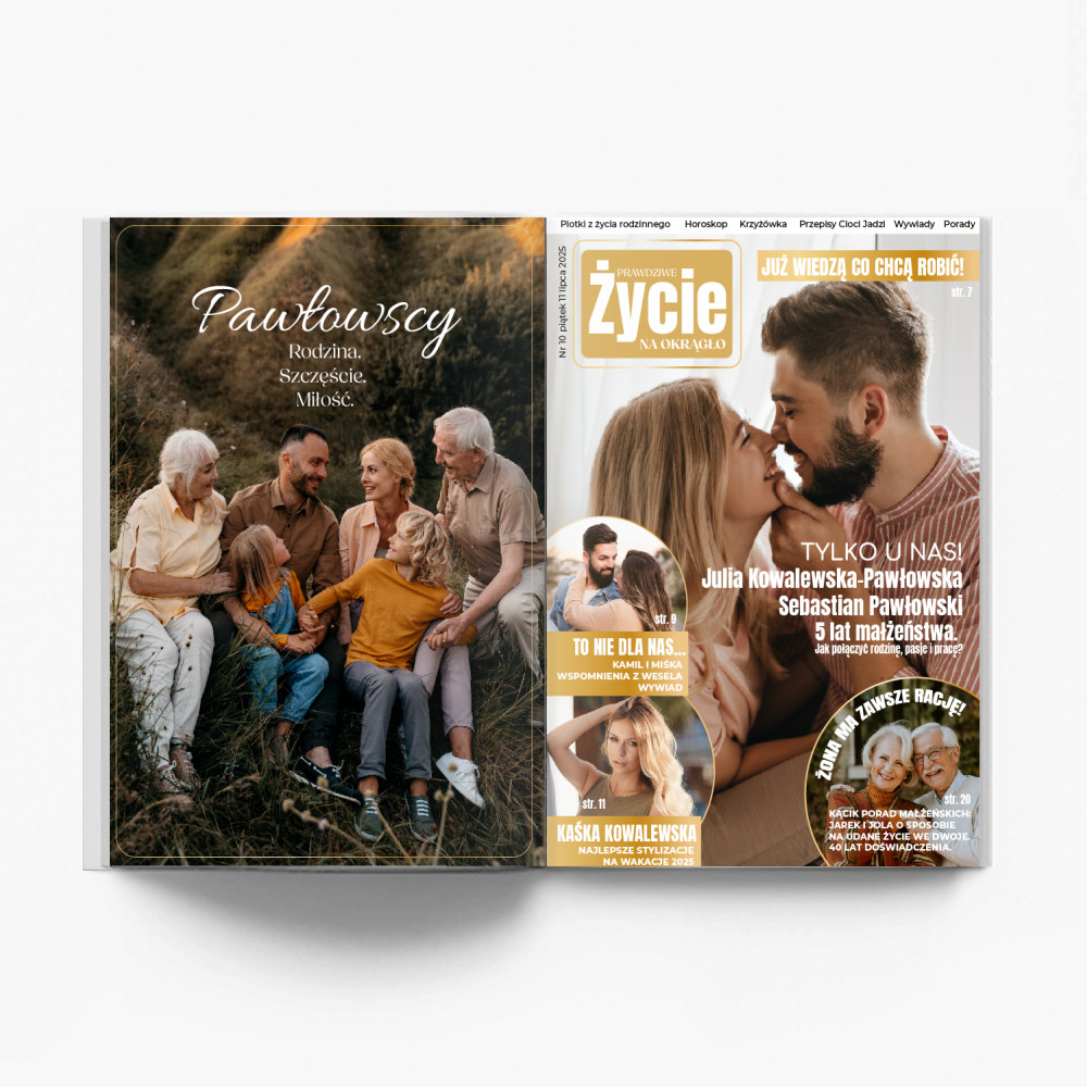 Magazyn Życie na okrągło fotoksiążka, 20x30 cm