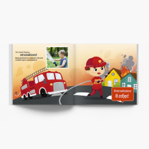 Gdy dorosnę zostanę ... bajka dla chłopca fotoksiążka, 20x20 cm