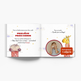 Świąteczna przygoda (wersja-dla-chłopca) fotoksiążka, 20x20 cm