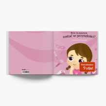 Kim chciałabym zostać w przyszłości - dziewczynka fotoksiążka, 20x20 cm