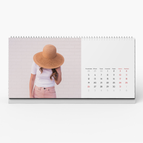 Kalendarz biurkowy, Twój projekt biurkowy, 22x10 cm