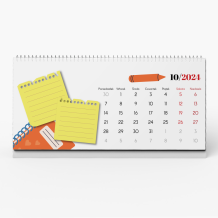 Kalendarz biurkowy, Back To School, 22x10 cm