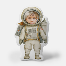 Poduszka 3D personalizowana, Welur, Astronauta 1, 30x30 cm