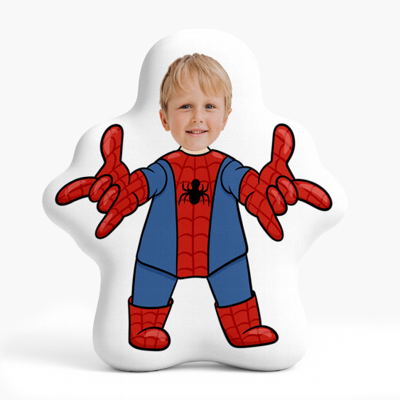 Poduszka 3D personalizowana, Welur, Superbohater 4, 30x30 cm